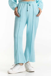 Aqua Embroidered Sweatpants  224-212-088